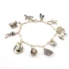 vintage arizona sterling silver charm bracelet figural charms southwestern