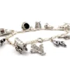 vintage arizona sterling silver charm bracelet figural charms southwestern