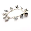 vintage arizona sterling silver charm bracelet figural charms southwestern