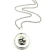 vintage dansk smykkekunst brutalist pendant necklace denmark silver tone