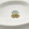richard ginori mustard pot condiment server pink rose porcelain italy 1950s tray