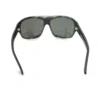 Yves Saint Laurent YSL 2345/S oversized wrap sunglasses matte black frame tortoise inset 59mm