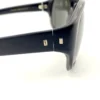 Yves Saint Laurent YSL 2345/S oversized wrap sunglasses matte black frame tortoise inset 59mm