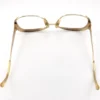 Vintage christian dior eyeglass frames gold tortoise brow 1970s model 2132 no lenses