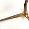 Vintage christian dior eyeglass frames gold tortoise brow 1970s model 2132 no lenses