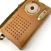 vintage ge super six transistor radio p790b with case portable mid century