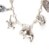 vintage arizona sterling silver charm bracelet figural charms southwestern