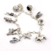 vintage arizona sterling silver charm bracelet figural charms southwestern