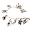 vintage arizona sterling silver charm bracelet figural charms southwestern