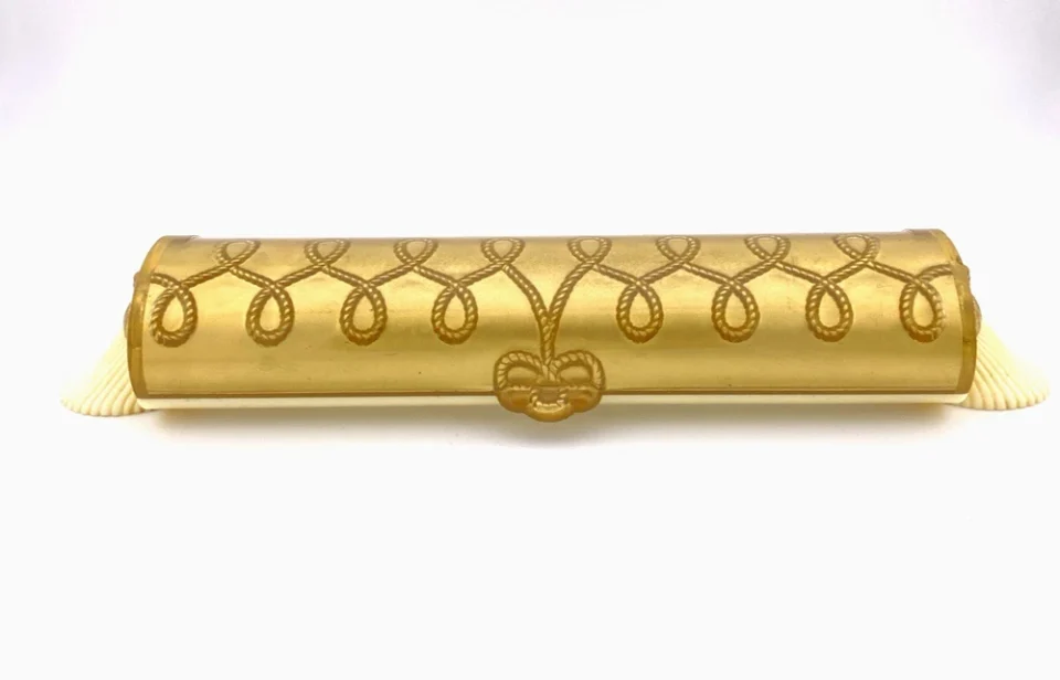 Vintage Speidel Golden Chord Watch Band Box Bracelet Display Case Retro 1950s