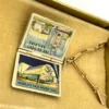 1939 New York Worlds Fair bracelet with miniature book charm souvenir album in original box