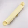 Vintage Speidel Golden Chord watch band box with textured beige plastic and gold accents from the 1950s