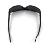 Yves Saint Laurent YSL 2345/S oversized wrap sunglasses matte black frame tortoise inset 59mm