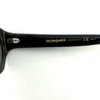 Yves Saint Laurent YSL 2345/S oversized wrap sunglasses matte black frame tortoise inset 59mm