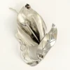 Modernist Sterling Silver Calla Lily Brooch