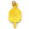 1951 CCNY Education For Business 10k gold filled key fob engraved R Tighe Student Council 3 Years - back showing inscription