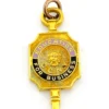 1951 CCNY Education For Business 10k gold filled key fob engraved R Tighe Student Council 3 Years - front