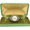 Antique Tavannes ladies wristwatch Edwardian gold filled case Wadsworth Swiss movement