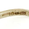 Vintage sterling silver and estimated 8k gold Claddagh ring with crowned heart and Celtic openwork shoulders