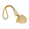 Vintage Forstner 12k gold filled heart and arrow charm bracelet on snake chain