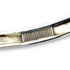 Vintage Beau Sterling silver bangle bracelet with stamped geometric pattern.
