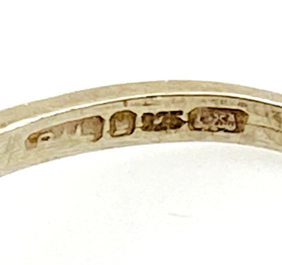 Vintage sterling silver and estimated 8k gold Claddagh ring with crowned heart and Celtic openwork shoulders