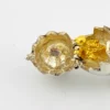 Vintage sterling silver hinged egg pendant charm that opens to reveal a gold vermeil chick inside.