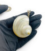 Vintage Real Shell Locket Necklace Secret Box Pendant