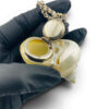 Vintage Real Shell Locket Necklace Secret Box Pendant