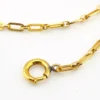 1930s gold filled pocket watch chain with dog clip