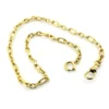 Vintage 12K gold filled pocket watch chain with dog clip