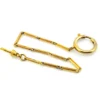 Art Deco gold plated bar link watch chain