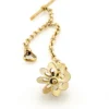 Victorian gold filled spiral orb watch chain fob