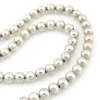 Vintage sterling silver ball bead necklace detail