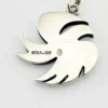 Sterling silver phoenix bird in flight necklace
