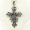 Guglielmo Cini Sterling Silver Putti Cross Pendant