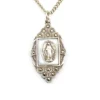 Creed sterling silver Our Lady pendant necklace