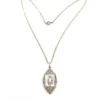 Creed sterling silver Our Lady pendant necklace