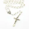 Simmons sterling silver quartz crystal rosary