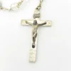 Simmons sterling silver quartz crystal rosary