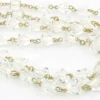 Simmons sterling silver quartz crystal rosary