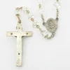 Simmons sterling silver quartz crystal rosary
