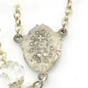 Simmons sterling silver quartz crystal rosary