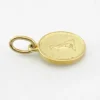 French Napoleon Family Coin Pendant in Gold Vermeil