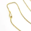 Indian guilloche enamel lac teardrop necklace in vermeil silver with blush pink and cobalt blue enamel