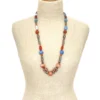 Vintage Himalayan Tibetan Necklace Agate Carnelian Artisan Beads