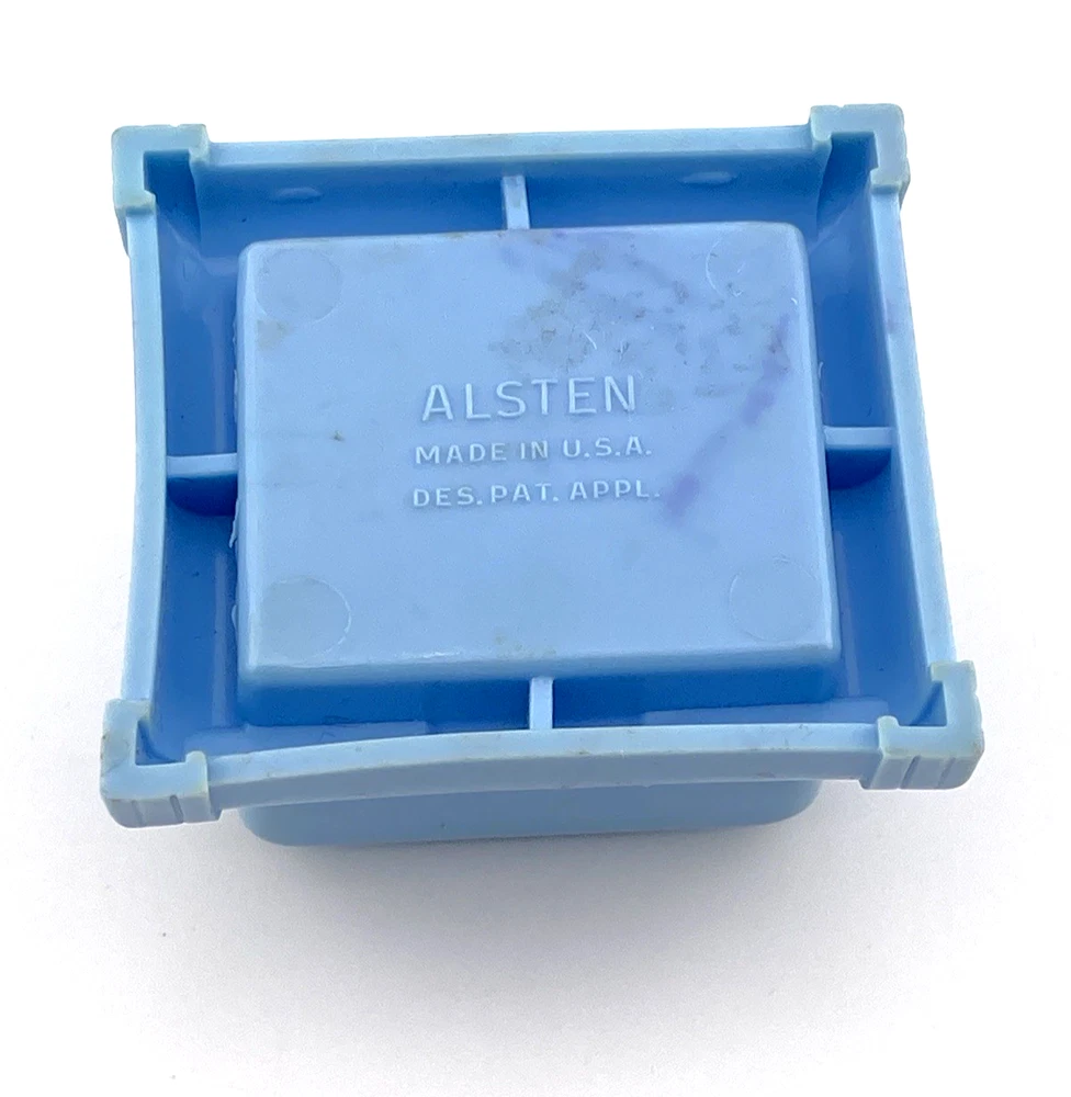 Vintage Alston Blue Ring Presentation Box Made in USA c1950s