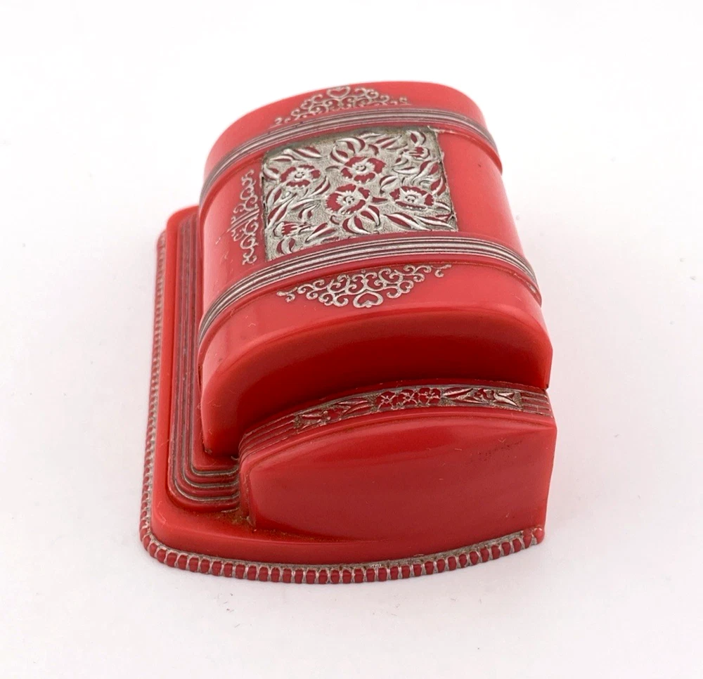 Vintage W.S. NY Treasure Chest Ring Box c.1950s Made in USA