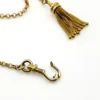 Antique Victorian gold filled Albert watch chain with tassel