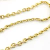Art Deco gold filled pocket watch chain with chunky oval links